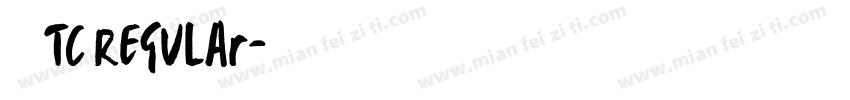 華文黑體TC Regular字体转换